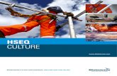 HSEQ CULTURE - Dietsmann · activity that starts with understanding the plant and ... LOGISTIC MANAGER, ... HSE INDUCTION FOR ALL HSEQ CULTURE OFFICE STAFF