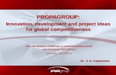 Innovation, development and project ideas for global ... · Innovation, development and project ideas ... LOGISTIC and STOCK ... WP10: HSE, TECHNO-ECONOMICAL, and LCA assessment