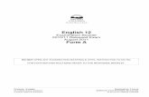 Province of BC Ministry of Education - EN12 Released Exam€¦ ·  · 2013-11-27English 12 Examination Booklet 2010/11 Released Exam August 2011 ... INSTRUCTIONS: Read the following