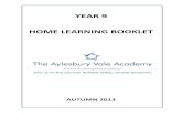 YEAR 9 HOME LEARNING BOOKLET - Aylesbury Vale ... VALE ACADEMY YEAR 9 HOME LEARNING BOOKLET AUTUMN ART Andy Warhol Research and Analysis National Curriculum Level: 3-7 By the end of