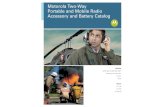 Motorola Two-Way Portable and Mobile Radio Accessory … · Motorola Two-Way Portable and Mobile Radio Accessory and Battery Catalog. Motorola Original ...