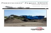 Powerscreen Pegson XH320 Rev1 16/10/09 - Hae In · The ®Powerscreen Pegson XH320 Horizontal Shaft Impactor is a highly ... • Proven Terex Impact Crusher with hydraulic ... •