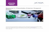 national 5 Chemistry Course Support Notes - Sqa · National 5 Chemistry Course Support Notes ... application of chemistry, ... and the reactivity series.