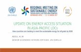 UPDATE ON ENERGY ACCESS SITUATION IN ASIA ...unohrlls.org/.../2017/03/1.-Presentation-OHRLLS-final1.pdfUPDATE ON ENERGY ACCESS SITUATION IN ASIA-PACIFIC LDCs How countries are tracking