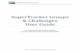 SuperTracker Groups & Challenges User Guide States Department of Agriculture USDA is an equal opportunity provider and employer. SuperTracker Groups & Challenges User Guide U.S. Department