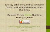 Energy Efficiency and Sustainable Construction Standards ... · Energy Efficiency and Sustainable Construction Standards for State ... • The Energy Efficiency and Sustainable Construction