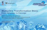 Malaysia‟s Transformation Storyetp.pemandu.gov.my/upload/Msia_s_Transformation_Story-From_Mess… · every day Crime. 192% improvement in BET ridership 2.43 ... UPSR exam results