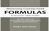 Mastering Custom Field Formulas in Microsoft® Office ... · He is a Project Management Professional ... viii Mastering Custom Field Formulas ... It is not required to have programming