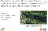 Assessing the ability of current and future Landsat ... · Landsat missions to monitor cyanobacteria blooms using modeled spectra matching ... Landsat 8 Copycat Model: ... PC: 21