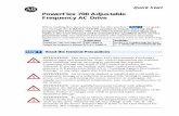 PowerFlex 700 Adjustable Frequency AC Drive 700 - quick start guide... · PowerFlex 700 Adjustable Frequency AC Drive When reading this document, look for this symbol “ ” to guide