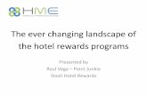The ever changing landscape of the hotel rewards programs · The ever changing landscape of the hotel rewards programs ... • “Other” includes Coalition, Entertainment, ... Wikipedia/Loyalty
