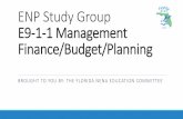 ENP Study Group Introduction€¦ ·  · 2016-12-02ENP Study Group E9-1-1 Management Finance/Budget/Planning BROUGHT TO YOU BY: THE FLORIDA NENA EDUCATION COMMITTEE