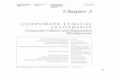 Management Chapter 3 - BrainMass · Hartman: Perspectives in Business Ethics, Third Edition I. Ethical Theories and Approaches 3. Corporate Ethical Leadership: Corporate Culture and
