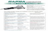 BIAX POWER SCRAPERS - NC Tool Servicenctoolservice.com/pdfs-dapra/Dapra-BiaxScrapers.pdf ·  · 2016-04-21Scraper Blades Carbide-tipped, reversible, standard stiff type, regular