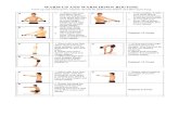 WARM UP AND WARM DOWN ROUTINE - … · WARM UP AND WARM DOWN ROUTINE: warm up and warm down routines should be performed before and after exercising. ... Bullworker inner grips 2.