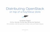 Distributing OpenStackpeople.rennes.inria.fr/Adrien.Lebre/PUBLIC/CloudDay2015/Jonathan... · Distributing OpenStack ... and compute node n-sched n-cond n-api n-net n-cpu horizon Nova