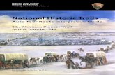 National Historic Trails - National Park Service · National Trails System National Park Service U.S. Department of the Interior National Historic Trails Auto Tour Route Interpretive