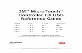 3M MicroTouch Controller EX USB Reference Guide · 3M™ MicroTouch™ Controller EX USB Reference Guide 3 3M Touch Systems, Inc. Proprietary Information – TS D-29489 REV F ...