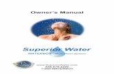 Owner’s Manual - Whole House Water Filtration | Superior ... · Owner’s Manual  858-679-2200 1-800-WATERBOY. Waterboy 948, 2000, 3000, 4000, 5000 Valvehead Series …