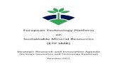 European Technology Platform on Sustainable Mineral ... · European Technology Platform on Sustainable ... ETP SMR High Level Group . 4 ... set up a European Technology Platform on