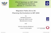ITU-D Seminar on IMT 2000 and beyond Systems · ITU-D Seminar on IMT 2000 and beyond Systems Warsaw, 2 ... Paging GSM 1900 GSM 1800 ... " The UMTS Forum will continue to pave the