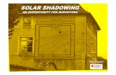 1 - Rod Deakin - Solar Shadowing (Ballarat) - Surveying · Rod Deakin . Simple Shadow Diagrams: Buildings BLUE; Shadows RED. Constructing Shadow Diagrams Basic Requirements: • Dimensions