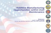 Additive Manufacturing Opportunities within DoD …sae.org/events/dod/presentations/2014/11-19/additive_manufacturing...Additive Manufacturing Opportunities within DoD Maintenance