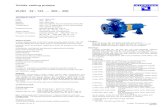 Volute casing pumps ZLND 32 - 125 300 - 500 · Volute casing pumps ZLND 32 - 125 ... 300 ... Building and construction industry ... The relevant technical regulations and safety rules