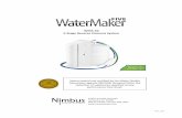 WM5-50 5-Stage Reverse Osmosis System - Nimbus Water · WM5-50 5-Stage Reverse Osmosis System 42445 ... samples to the address listed on the cover of this manual, ... reverse osmosis