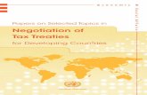 Negotiation of Tax Treaties - Welcome to the United … negotiation of tax treaties, which may not adequately address policy priorities of developing countries. Moreover, their capacity