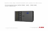 Conceptpower DPA 500 100 - 500 kW User Manual€¦ ·  · 2016-11-09This symbol in conjunction with the signal word "WARNING" indicates a potentially ... 10.1 CONCEPTPOWER DPA 500