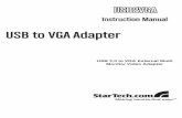USB to VGA Adapter - StarTech.com · Troubleshooting ... Windows Vista/7 NOTE: ... StarTech.com’s lifetime technical support is an integral part of our com-