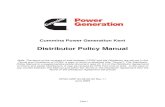 Distributor Policy Manual - Cummins Power Generationcummins05.cummins.com/Common/Systems/CPGKent.… ·  · 2016-01-25and final specification details. ... 3.1. General Statement