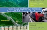 Geotechnical Engineering Practice and Sustainable ... · Geotechnical Engineering Practice and Sustainable Infrastructure ... private sector in and around Punjab ... Practice and