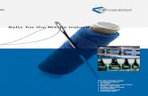 Belts for the Textile industry - Ammeraal Beltech industry.pdf · Process & Conveyor belts for the textile industry In the refinement processes like colou-rizing and printing smooth