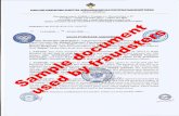 document fraudsters by - Rosneft€¦ · document used by fraudsters. Sample document used by ... Seller pays commission immediately to intermediaries according to NCNDA/IMFPA after