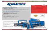 3.0-House Brochure - Rapid Sheet Metal · Upload a 3D CAD Model at RAPID SHEET METAL RAPID MACHINING RAPID WIRE CABLE rapidmanufacturing.com 603.821.5300 eRAPID Volume 1-10+ parts