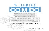 B SERIES BASS COMBO - SamsonTech · SPECIAL NOTE: Should your Hartke B Series Combo Bass Amplifier ever require servicing, a Return Authorization (RA) ... (Amp In) jacks that allow