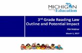 3 Grade Reading Law Outline and Potential Impact · 3rd Grade Reading Law Outline and Potential Impact PSA Webinar ... 3rd Grade Reading Law English Language ... Guardian training