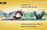 Lecture 5: Cutcell Meshing - dl.ptecgroup.irdl.ptecgroup.ir/.../Fluent_Meshing_14.5_L05_CutCell.pdf · 14.5 Release Lecture 5: Cutcell Meshing Introduction to ANSYS Fluent Meshing