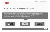 J. K. Steel Corporation - indiamart.com · We are one of the prominent manufacturers and ... (West Bengal, India), we, “J K Steel Corporation,” are a reputed manufacturer, ...
