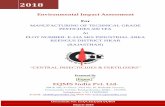environmentclearance.nic.inenvironmentclearance.nic.in/writereaddata/EIA/21032018...Document No. EIA/CI&F/2017/1/R01 March-2018 Environmental Impact Assessment For MANUFACTURING OF