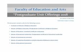 Faculty of Education and Arts - Course Enrolment Guides ... · Faculty of Education and Arts ... TERM CODE CRN LOCATION/MODE UNIT TITLE DATES ... Liturgy & Prayer in Schools & Other
