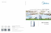 Commercial Air Conditioners 2017/2018 - midea.ltmidea.lt/wp-content/uploads/2017/09/Midea-VRF-V5-X-Series-Eurovent... · 1702-1V1612 Commercial Air Conditioners 2017/2018 VRF 50/60Hz