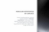 NEBULAR HYPOTHESIS OF LAPLACEcms.gcg11.ac.in/attachments/article/63/theories of origin of earth.pdf · the postulation of his nebular hypothesis to solve the riddle of the origin