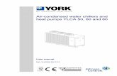Air-condensed water chillers and heat pumps YLCA 50, … · Air-condensed water chillers and heat pumps ... The YLCA/YLHA units are high-performance air-water chillers and heat pumps