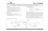 TC7660 Charge Pump DC-to-DC Voltage Converter Data …ww1.microchip.com/downloads/en/DeviceDoc/21465C.pdf · Charge Pump DC-to-DC Voltage Converter. TC7660 ... It is recommended that