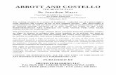 Abbott and Costello=062514 - Heuer Publishing - play ...062514.pdf · electronic, mechanical, ... In this new take on Abbott and Costello’s famous comedy skit ... rehearse a scene