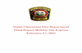 South Charleston Fire Department Final Report …ftpcontent.worldnow.com/wowk/Finalreport.pdfSouth Charleston Fire Department Final Report Holiday Inn ... be contributed to a separated