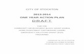 CITY OF STOCKTON · program funds that are received by the City of Stockton from the U.S. Department of Housing ... The Notice of Funding Availability (NOFA), ... Tender Hands Safe